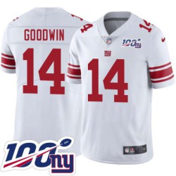 Giants #14 Tod Goodwin 2024 100 Year White Jersey