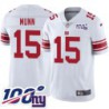 Giants #15 Lyle Munn 2024 100 Year White Jersey