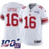 Giants #16 Jim Little 2024 100 Year White Jersey