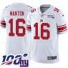 Giants #16 Tillie Manton 2024 100 Year White Jersey