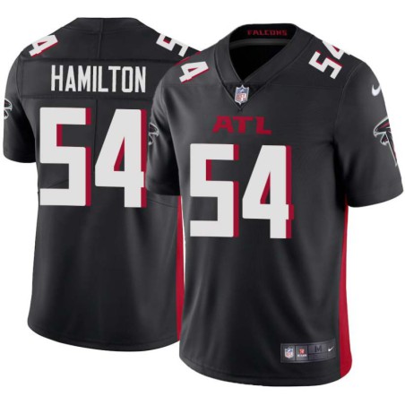 Falcons #54 Ruffin Hamilton Football Jersey -Black