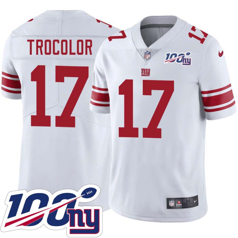 Giants #17 Bob Trocolor 2024 100 Year White Jersey