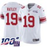 Giants #19 Damion Ratley 2024 100 Year White Jersey