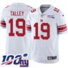 Giants #19 Julian Talley 2024 100 Year White Jersey