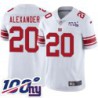 Giants #20 Doc Alexander 2024 100 Year White Jersey