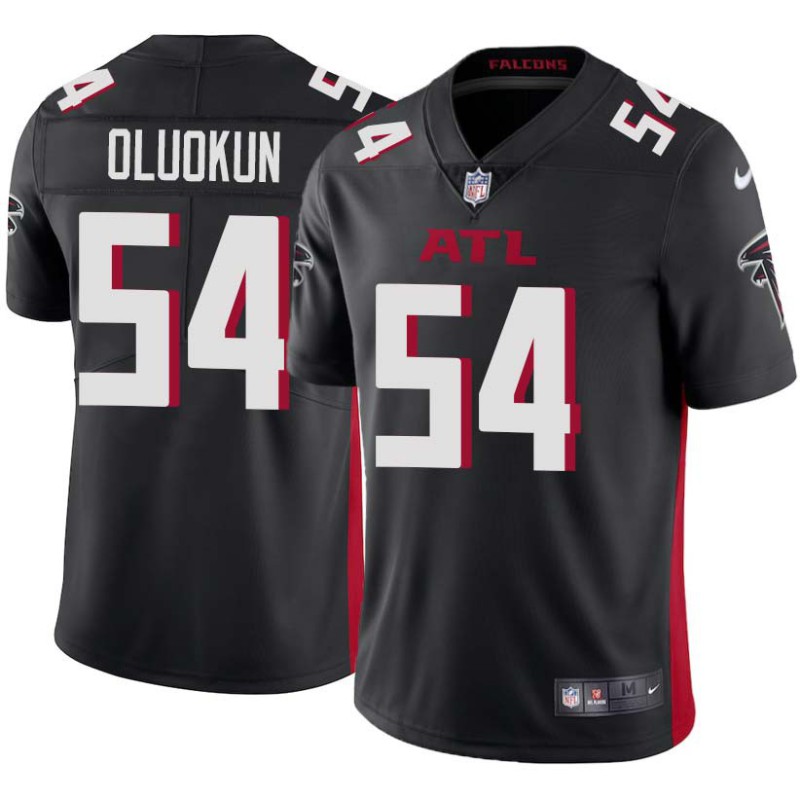 Falcons #54 Foyesade Oluokun Football Jersey -Black