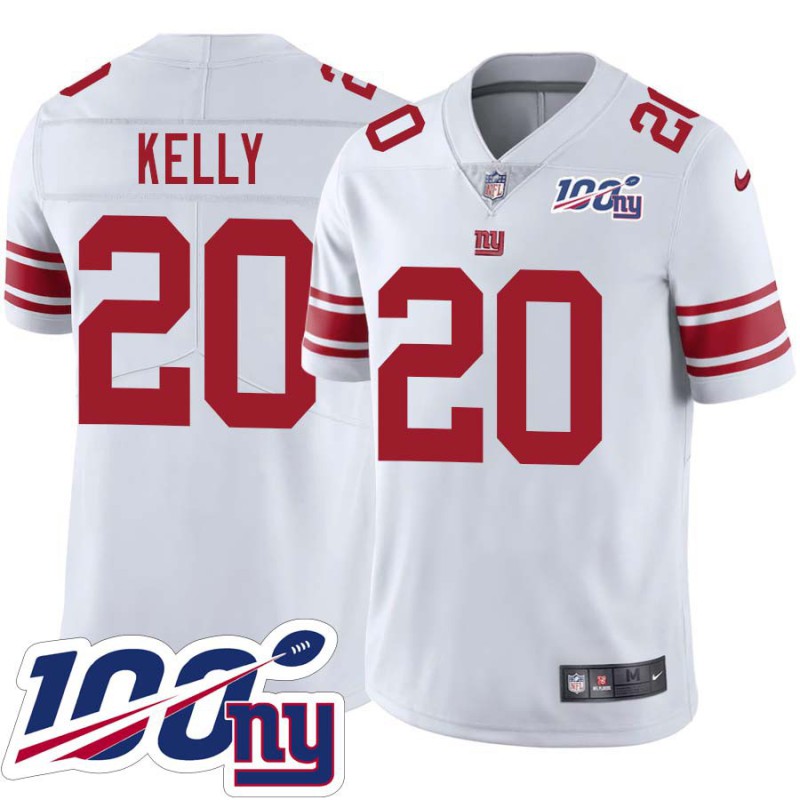 Giants #20 Shipwreck Kelly 2024 100 Year White Jersey