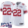 Giants #22 Johnny Bookman 2024 100 Year White Jersey