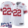 Giants #22 Frank Liebel 2024 100 Year White Jersey