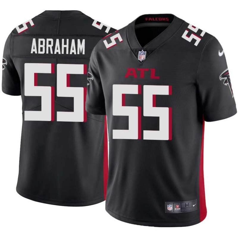 Falcons #55 John Abraham Football Jersey -Black