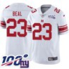 Giants #23 Sam Beal 2024 100 Year White Jersey