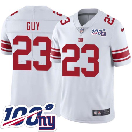 Giants #23 Louis Guy 2024 100 Year White Jersey