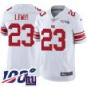 Giants #23 Art Lewis 2024 100 Year White Jersey