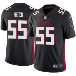 Falcons #55 Ralph Heck Football Jersey -Black