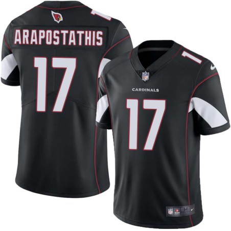 Cardinals #17 Evan Arapostathis Stitched Black Jersey