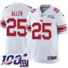 Giants #25 Will Allen 2024 100 Year White Jersey