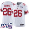 Giants #26 Orleans Darkwa 2024 100 Year White Jersey