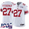 Giants #27 Mike Fitzgerald 2024 100 Year White Jersey