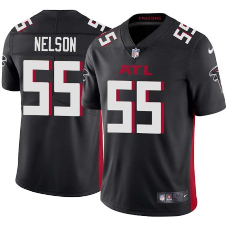 Falcons #55 Corey Nelson Football Jersey -Black