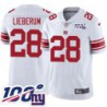 Giants #28 Don Lieberum 2024 100 Year White Jersey