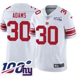 Giants #30 Neal Adams 2024 100 Year White Jersey