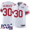 Giants #30 Tony Galbreath 2024 100 Year White Jersey