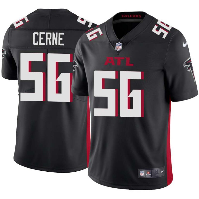 Falcons #56 Joe Cerne Football Jersey -Black