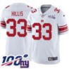 Giants #33 Peyton Hillis 2024 100 Year White Jersey