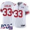 Giants #33 Scott Laidlaw 2024 100 Year White Jersey