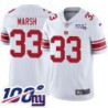 Giants #33 Dick Marsh 2024 100 Year White Jersey