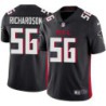 Falcons #56 Al Richardson Football Jersey -Black