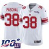 Giants #38 Bill Paschal 2024 100 Year White Jersey