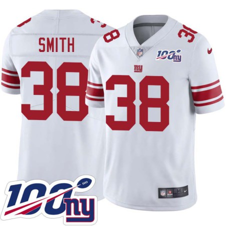 Giants #38 Doug Smith 2024 100 Year White Jersey