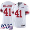 Giants #41 Ben Agajanian 2024 100 Year White Jersey