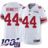 Giants #44 Sean Bennett 2024 100 Year White Jersey