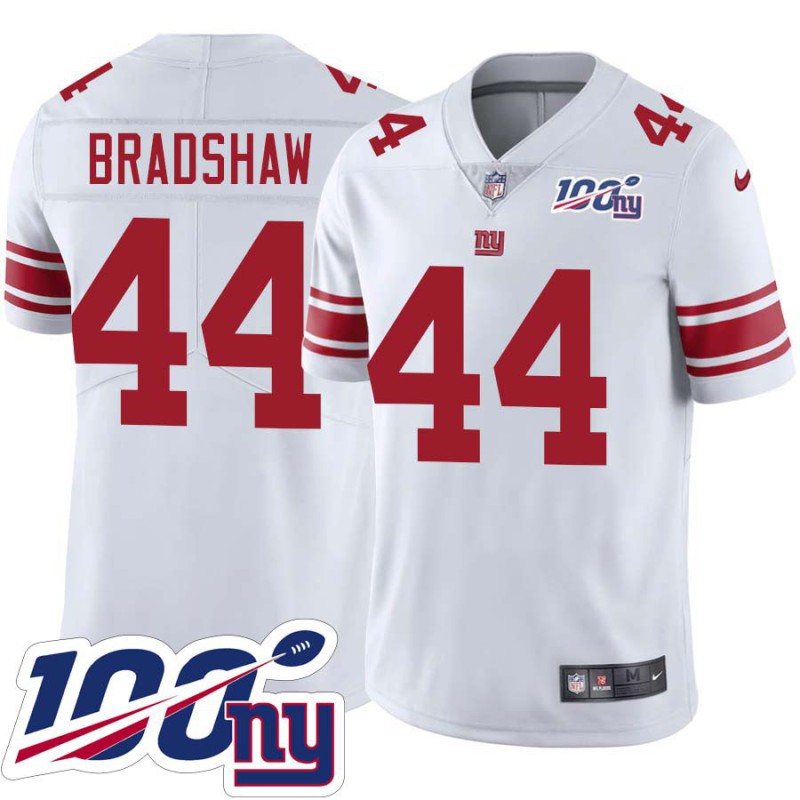 Giants #44 Ahmad Bradshaw 2024 100 Year White Jersey