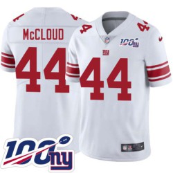 Giants #44 Nick McCloud 2024 100 Year White Jersey