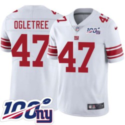 Giants #47 Alec Ogletree 2024 100 Year White Jersey