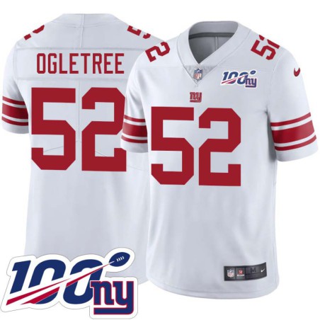 Giants #52 Alec Ogletree 2024 100 Year White Jersey