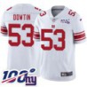 Giants #53 Marcus Dowtin 2024 100 Year White Jersey