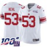 Giants #53 Bryan Kehl 2024 100 Year White Jersey