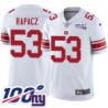 Giants #53 John Rapacz 2024 100 Year White Jersey