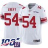 Giants #54 Ken Avery 2024 100 Year White Jersey