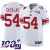 Giants #54 Jonathan Casillas 2024 100 Year White Jersey