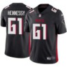 Falcons #61 Matt Hennessy Football Jersey -Black