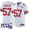 Giants #57 Keenan Robinson 2024 100 Year White Jersey