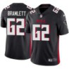 Falcons #62 John Bramlett Football Jersey -Black