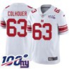 Giants #63 Jake Colhouer 2024 100 Year White Jersey