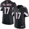 Cardinals #17 Al Del Greco Stitched Black Jersey