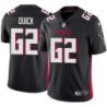 Falcons #62 Greg Quick Football Jersey -Black